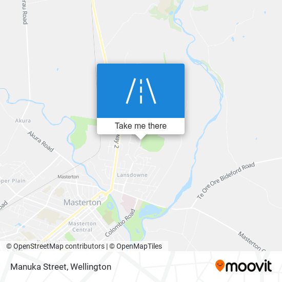 Manuka Street map