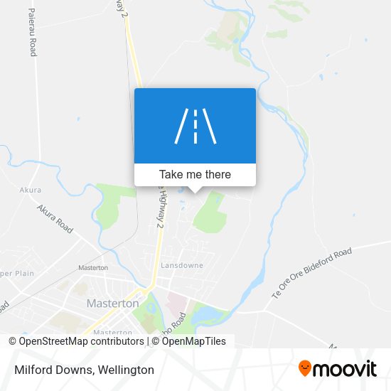 Milford Downs map