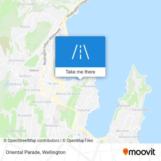 Oriental Parade map