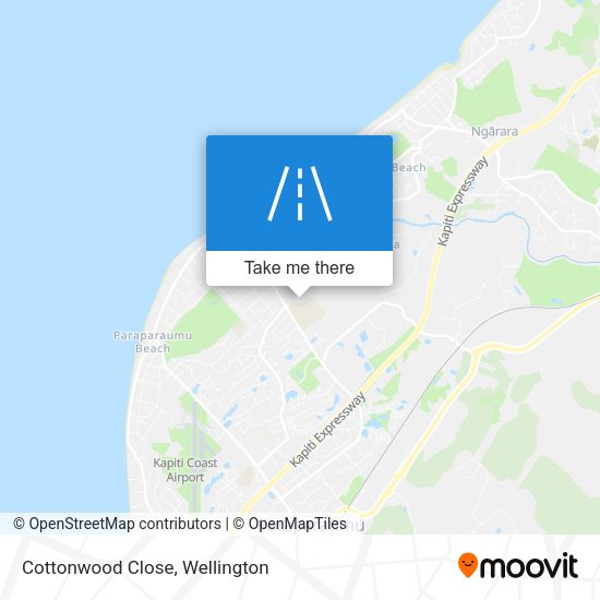 Cottonwood Close map