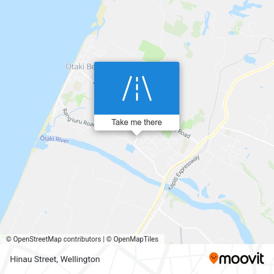 Hinau Street map