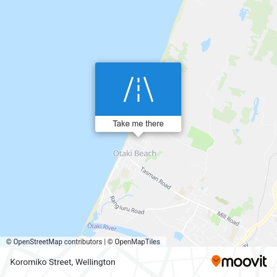 Koromiko Street map