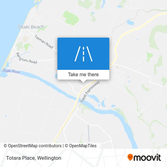 Totara Place map