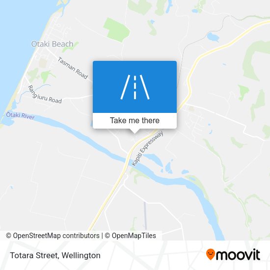 Totara Street map