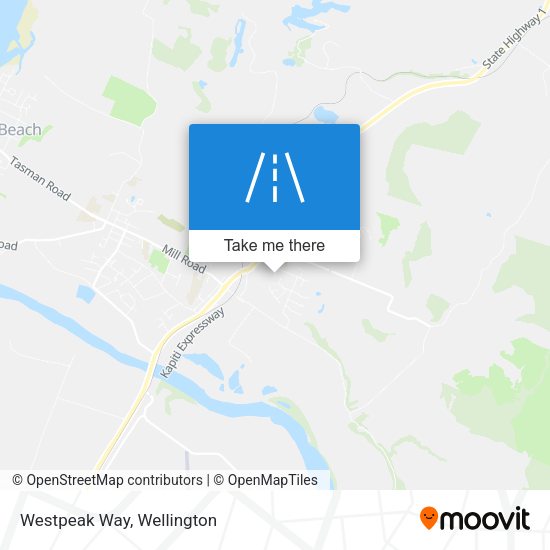 Westpeak Way map