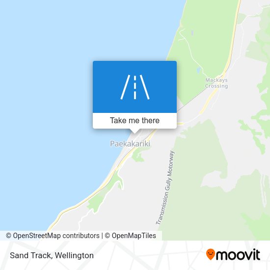 Sand Track map