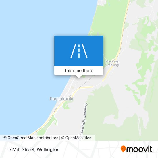 Te Miti Street map