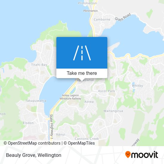 Beauly Grove map