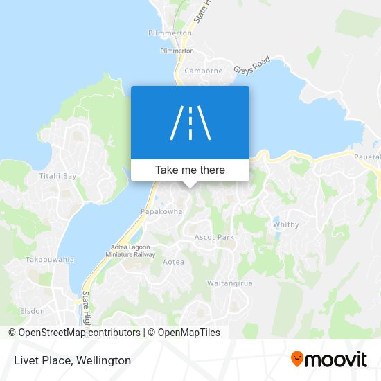 Livet Place map