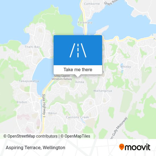 Aspiring Terrace map