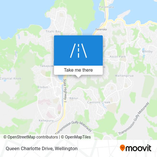 Queen Charlotte Drive map