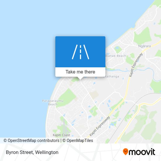 Byron Street map