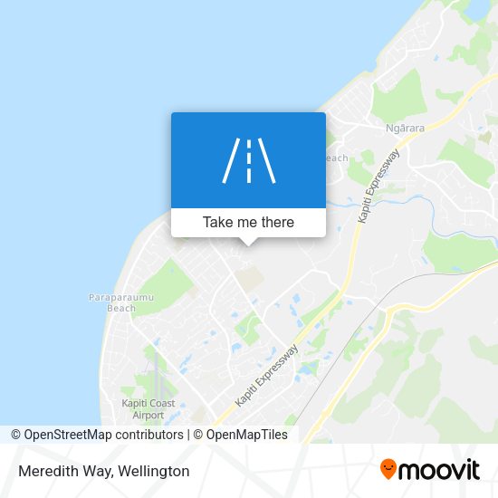 Meredith Way map