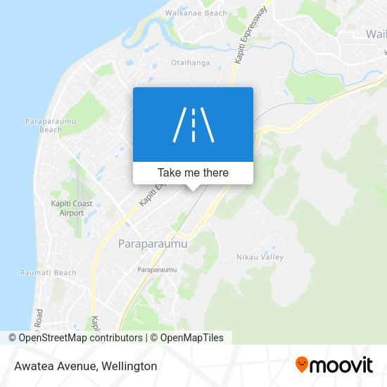 Awatea Avenue map