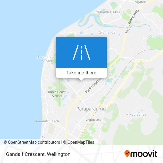 Gandalf Crescent map
