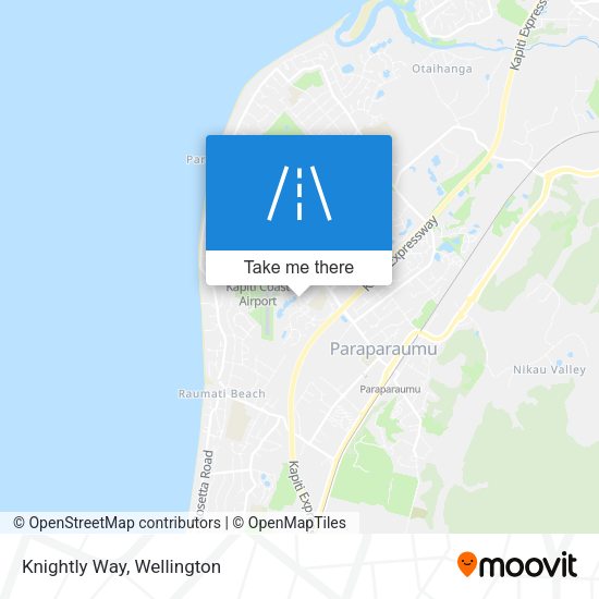 Knightly Way map