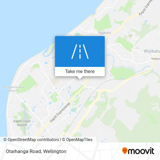 Otaihanga Road map