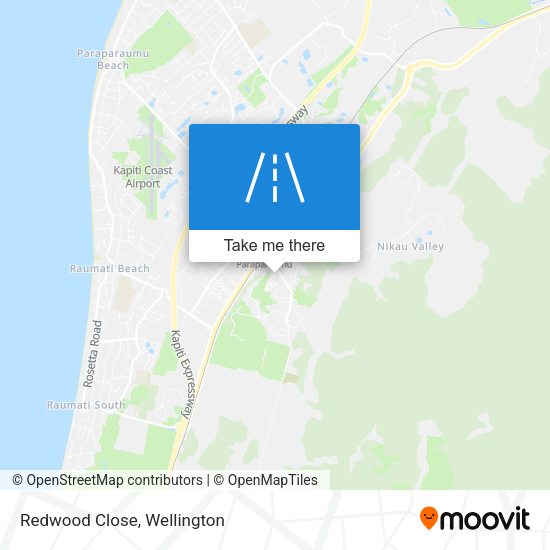 Redwood Close map