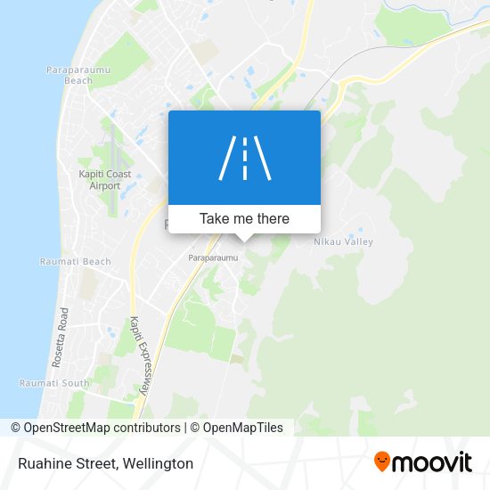 Ruahine Street map