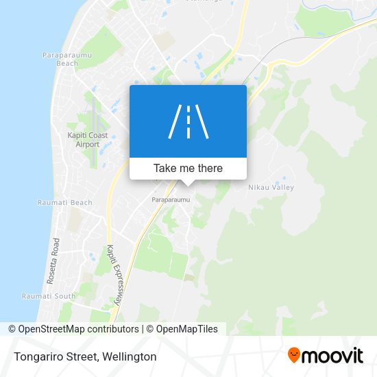 Tongariro Street map
