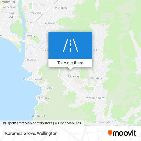 Karamea Grove map