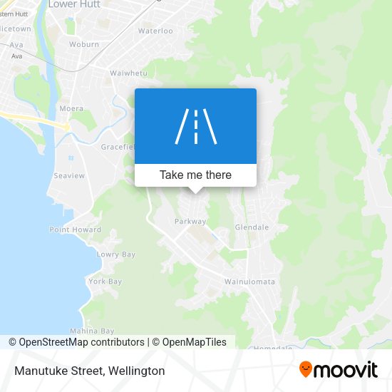 Manutuke Street map