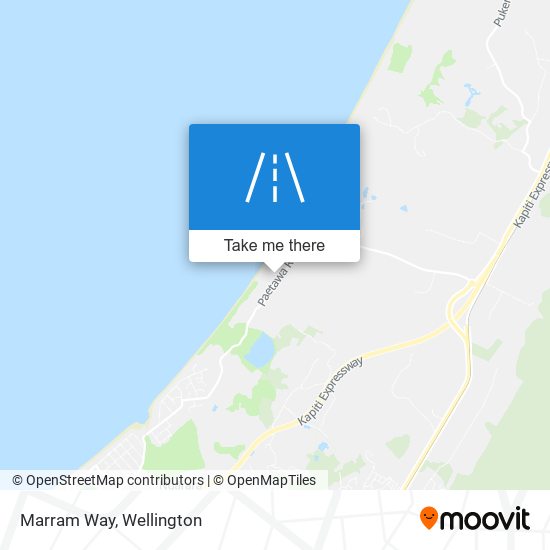 Marram Way map