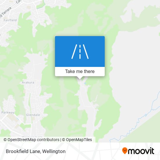 Brookfield Lane map