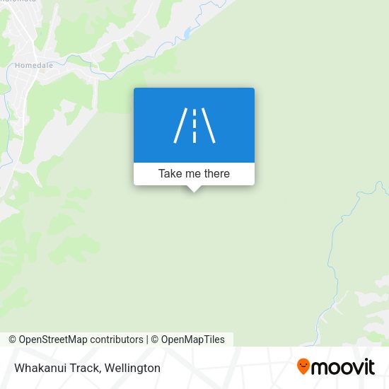 Whakanui Track map