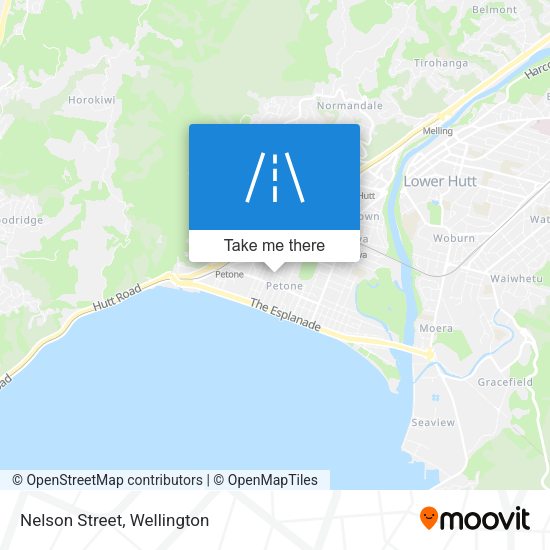 Nelson Street map