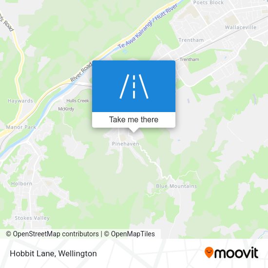 Hobbit Lane map