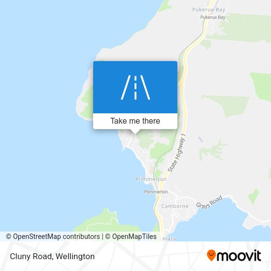 Cluny Road map