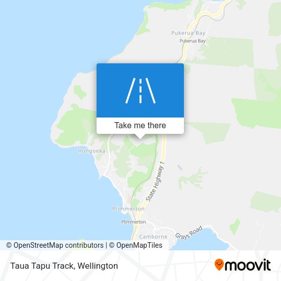 Taua Tapu Track map