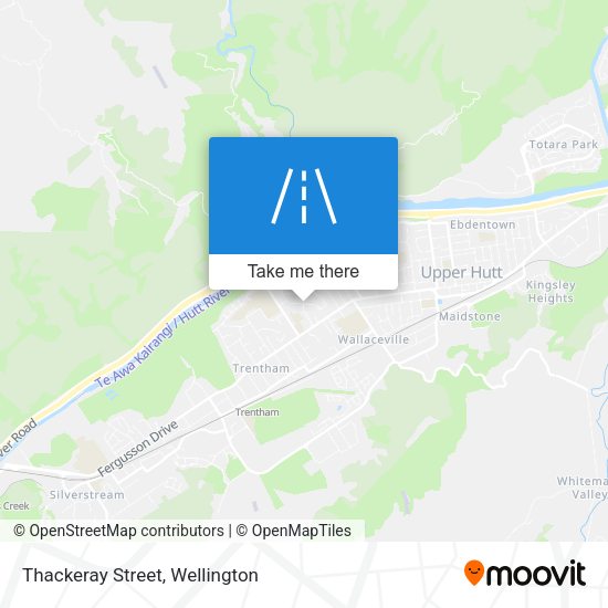 Thackeray Street map