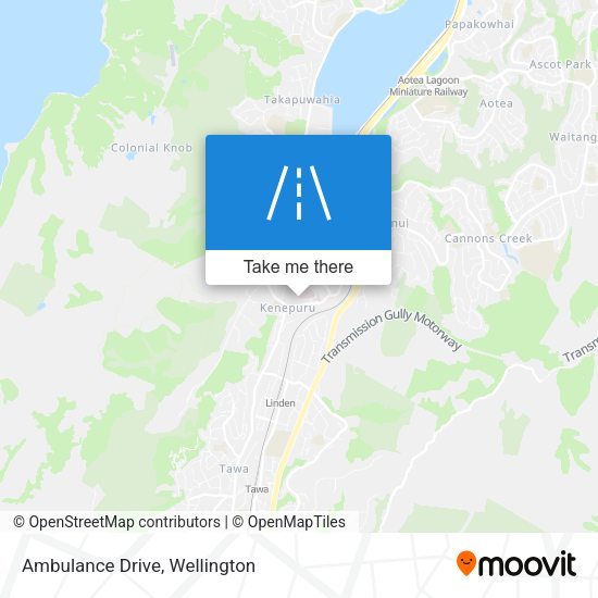 Ambulance Drive map