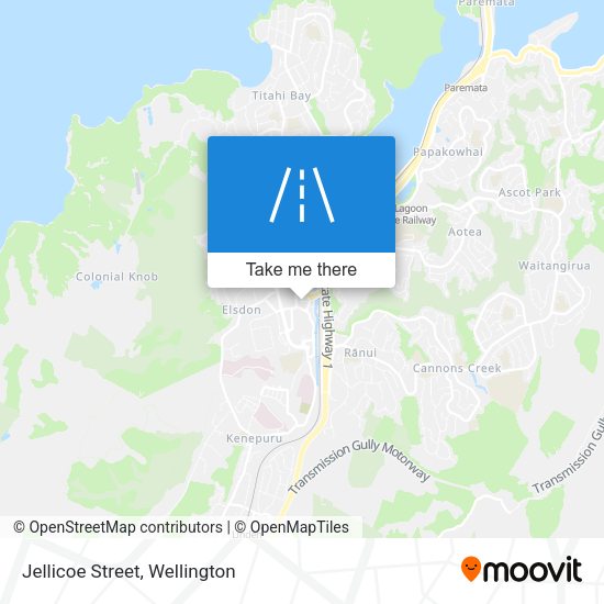 Jellicoe Street map