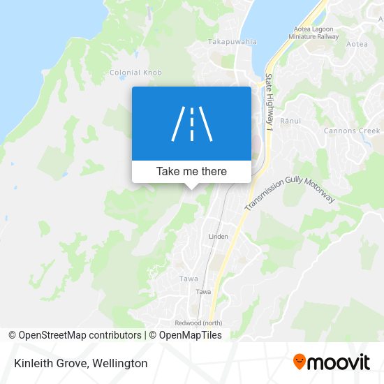 Kinleith Grove map