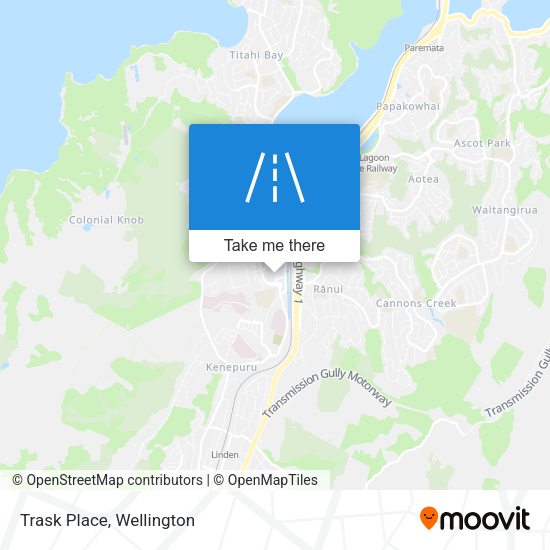 Trask Place map