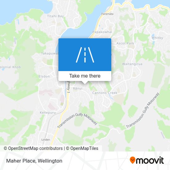 Maher Place map