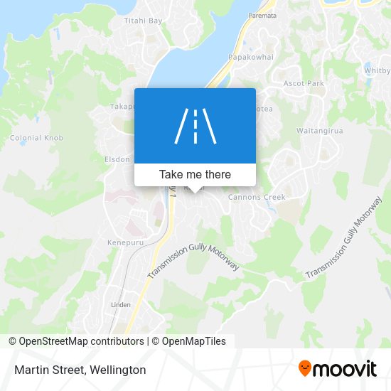 Martin Street map