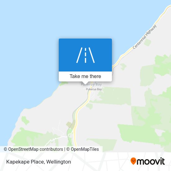 Kapekape Place map