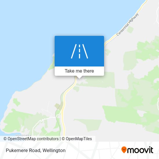 Pukemere Road map