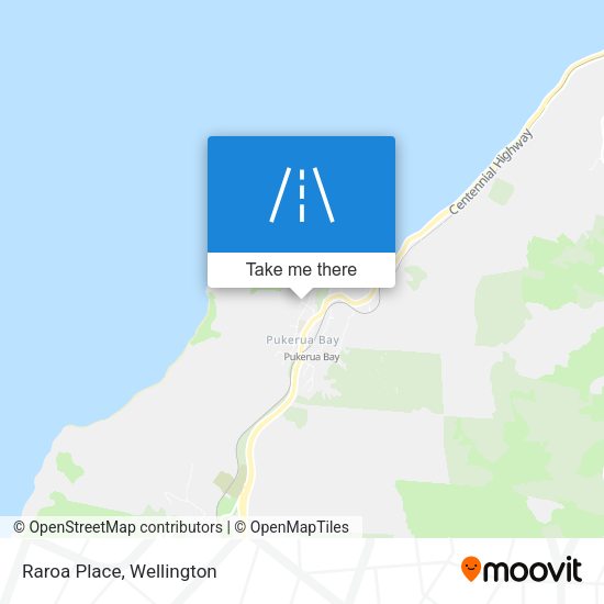 Raroa Place map