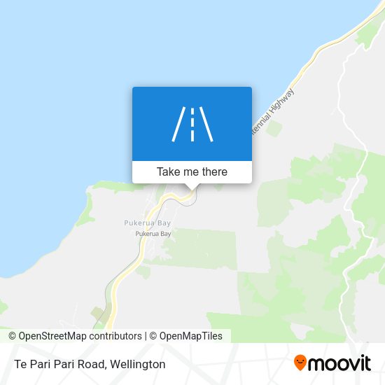 Te Pari Pari Road map