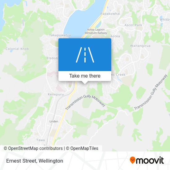 Ernest Street map