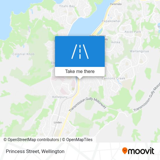 Princess Street map