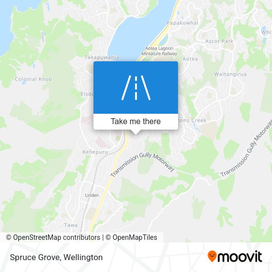 Spruce Grove map