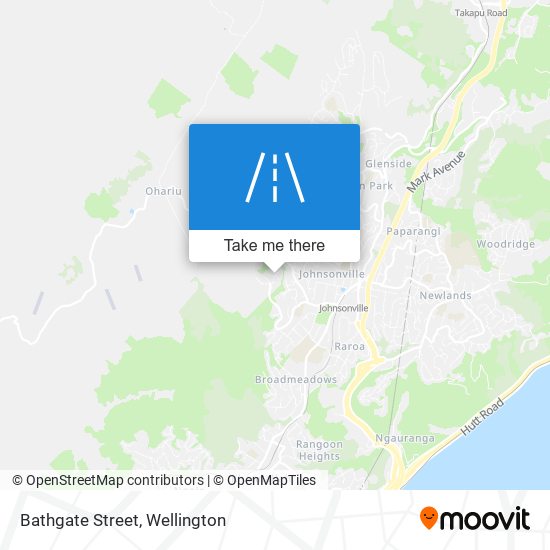 Bathgate Street map