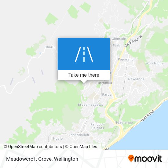 Meadowcroft Grove map