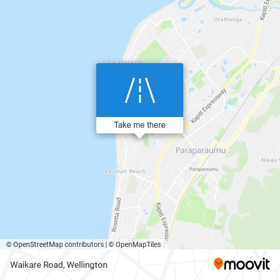 Waikare Road map